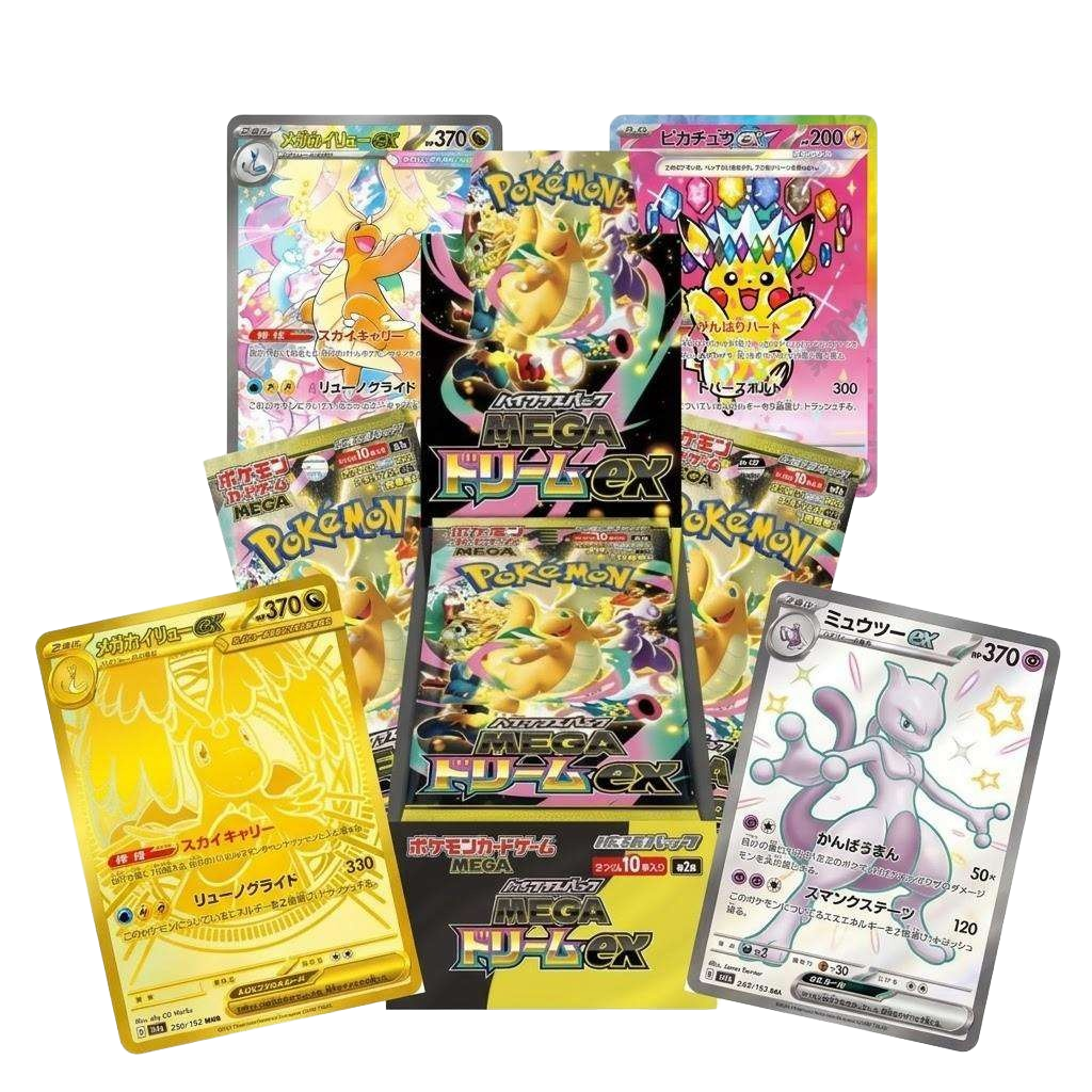 Mega Dream ex (M2a): wat zit er in de box? - Kaikan Cards