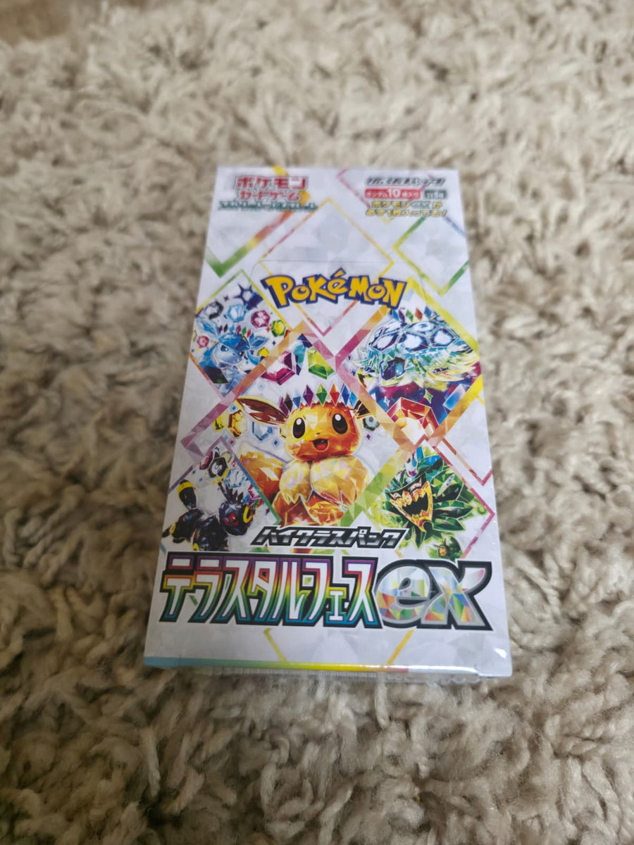 Fabrieksverzegelde Japanse Pokémon TCG Terastal Festival ex (SV8a) case met 20 booster boxen